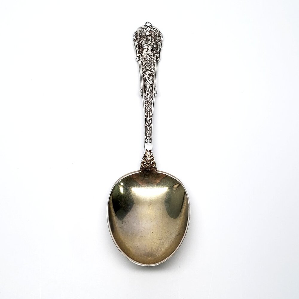 Antique Gorham Coligni Sterling Silver Spoon No Monogram, 6 1/8" #5010